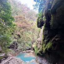 Cascada en Pozas Azules
